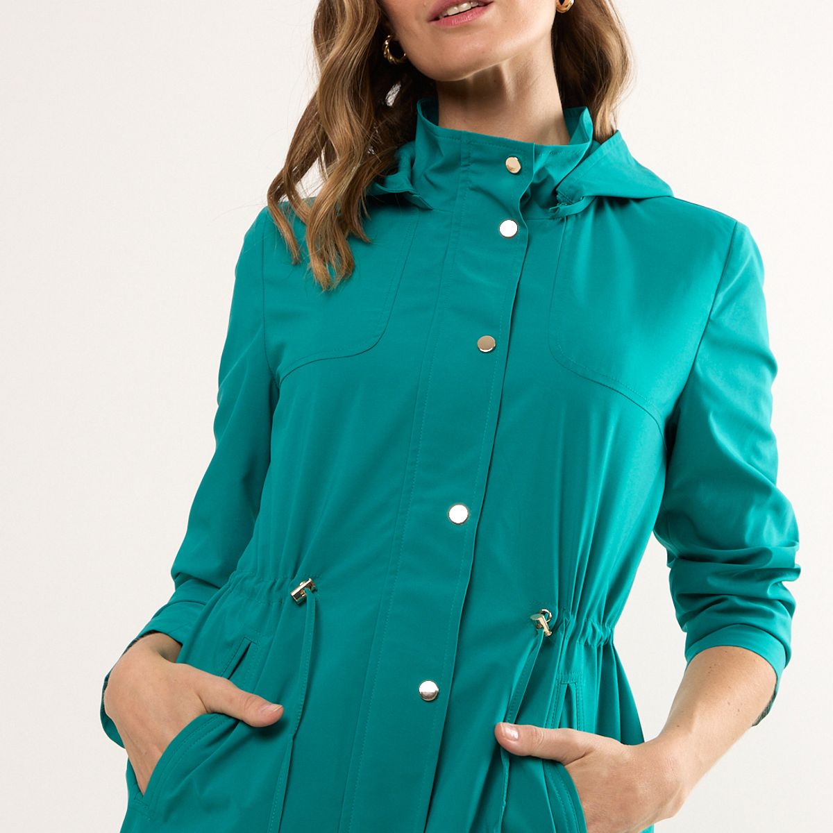 MA GRIFFE - Trench Mujer Verde Magriffe