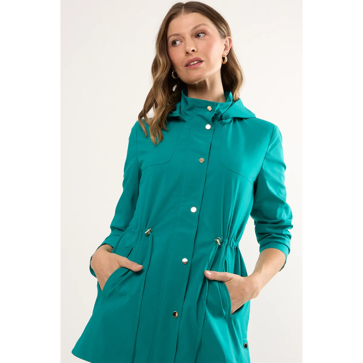 MA GRIFFE - Trench Mujer Verde Magriffe