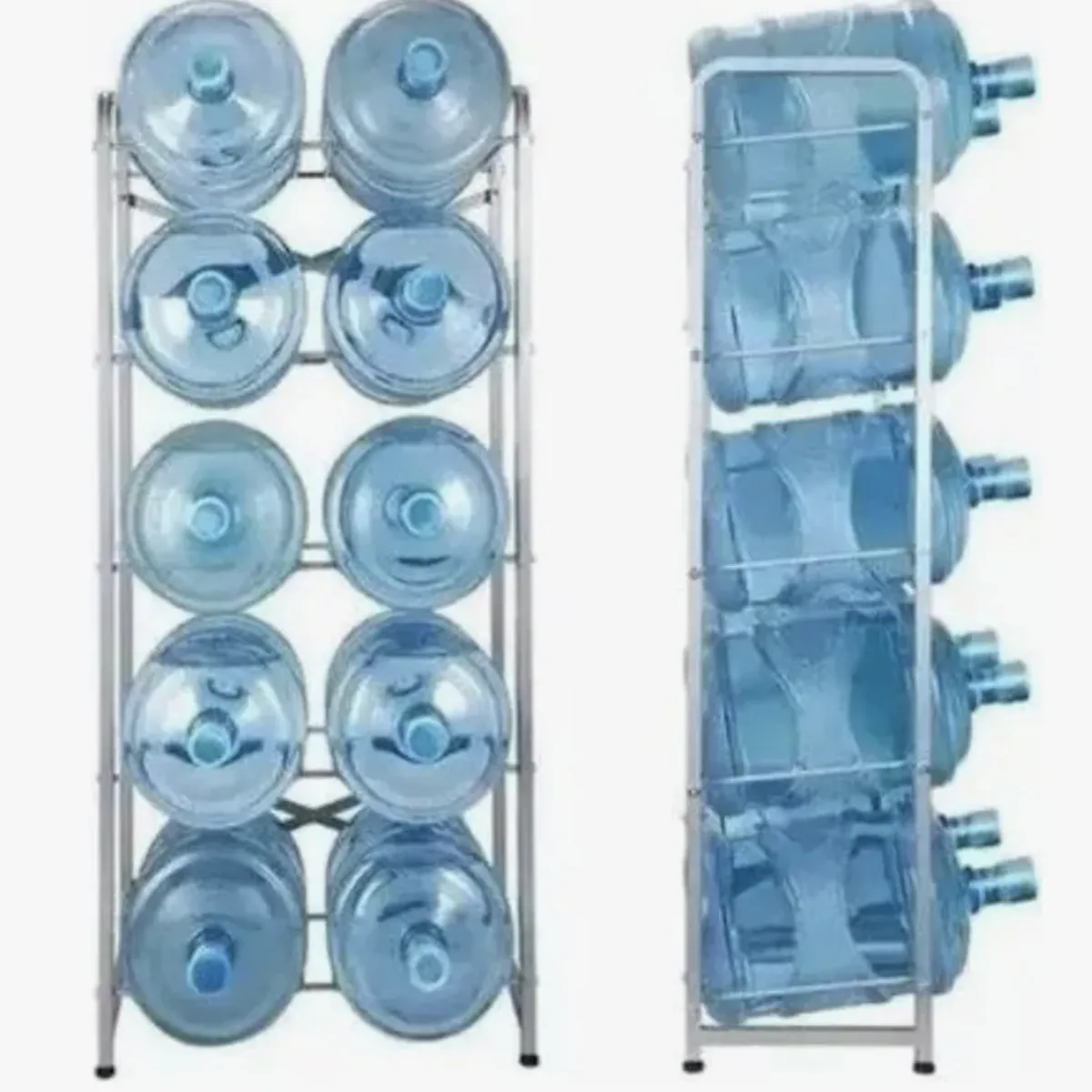 DALI - Estante Organizador Rack 10 Botellones Bidones Agua 20lts