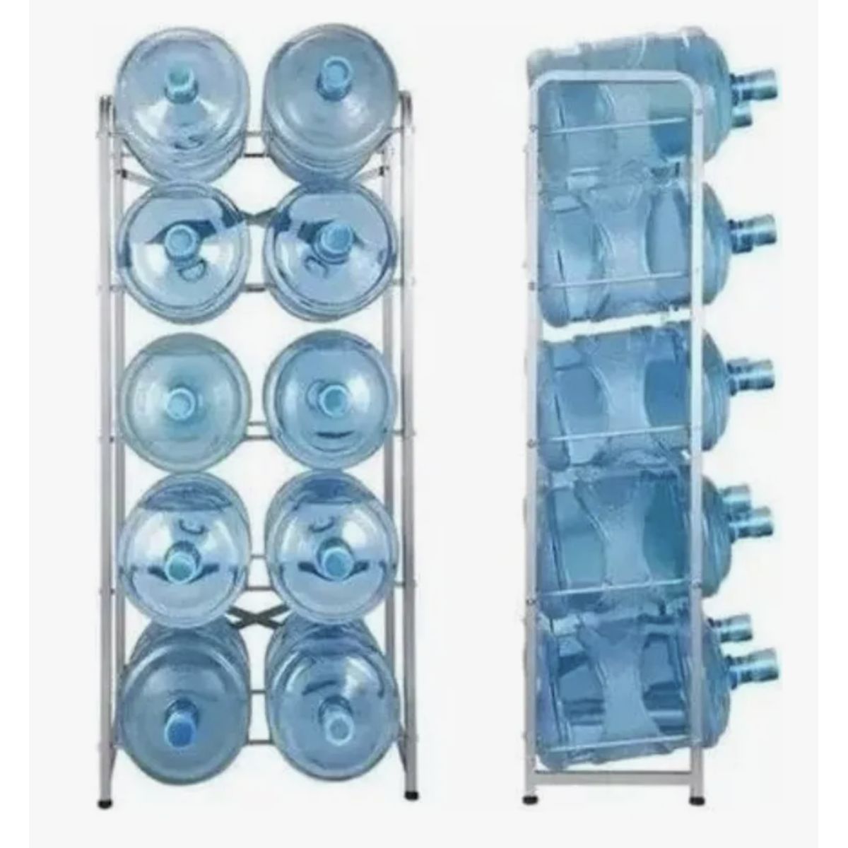 DALI - Estante Organizador Rack 10 Botellones Bidones Agua 20lts