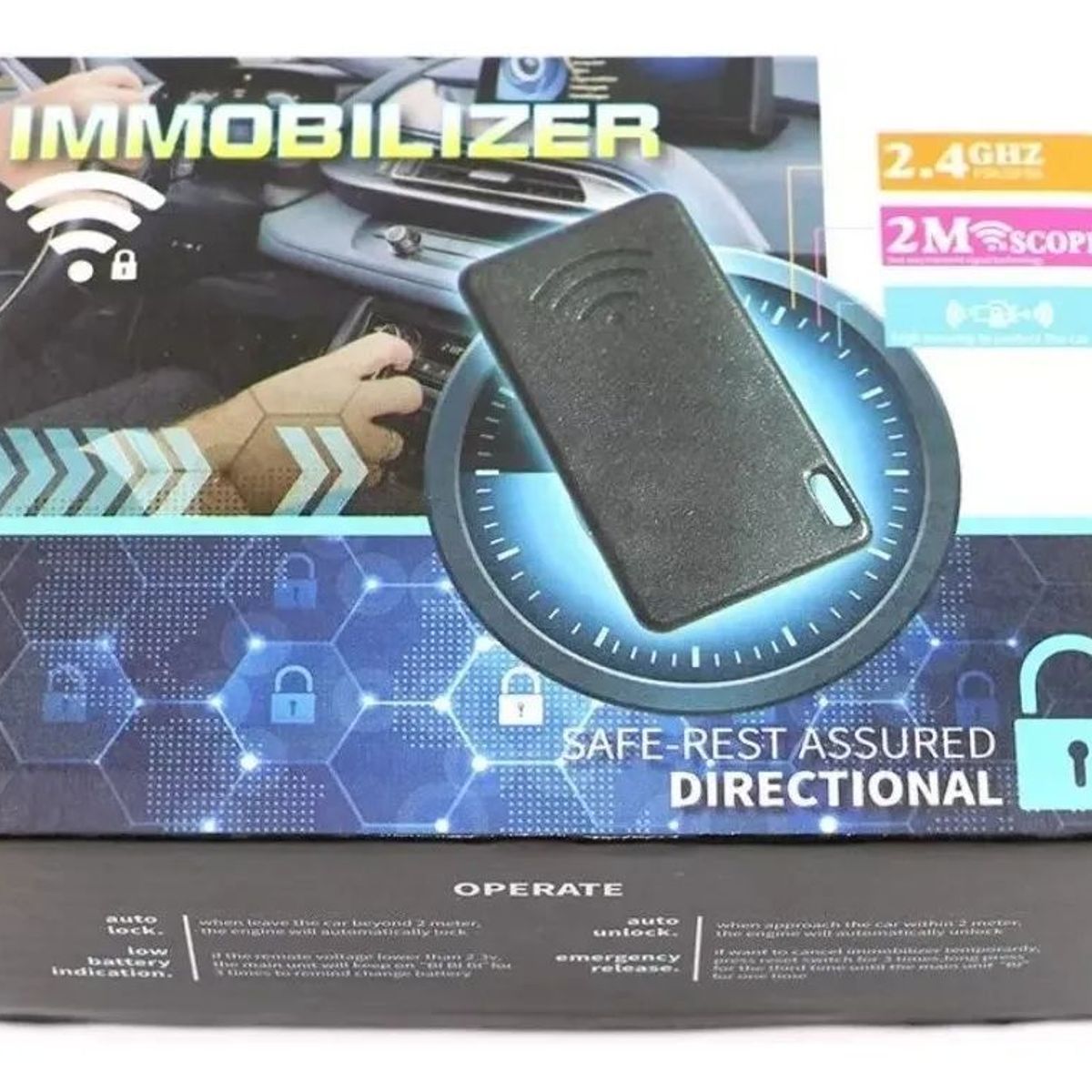 SHOP EHOME BAG - Inmovilizador Corta Corriente Para Auto Moto Antirrobo