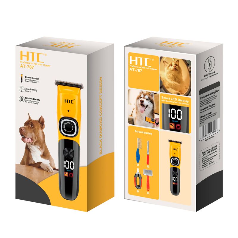 HTC - CORTADORA DE PELO INALAMBRICA PARA MASCOTAS HTC