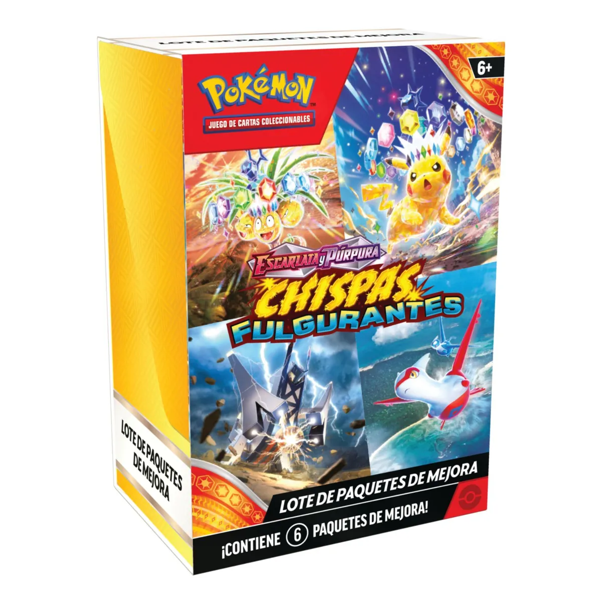 POKEMON - Cartas Pokemon Tcg Chispas Fulgurantes Booster Bundle 6 Sobres Español