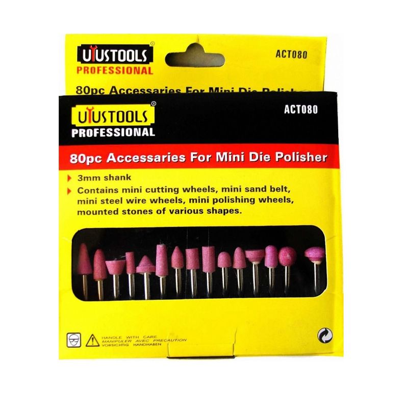 UYUSTOOL - ACCESORIOS PARA DREMEL 80PZAS UYUSTOOLS ACT-080