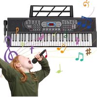Piano Eléctrico 61 Teclas Teclado Musical Usb Niños Musica