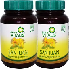 AURA VITALIS - 2 X HIERBA DE SAN JUAN 343 MG 60 CAPS