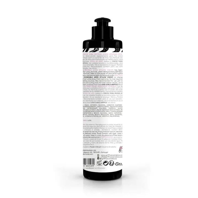 GRIFFUS - CREMA PARA PEINAR ONDAS INCREIBLES 420G GRIFFUS