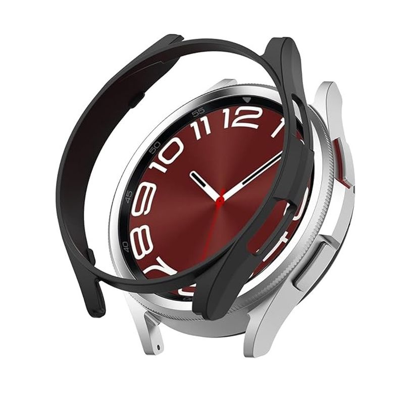 GENERICO - Protector borde Para Samsung Watch 6 classic / 43mm - Negro