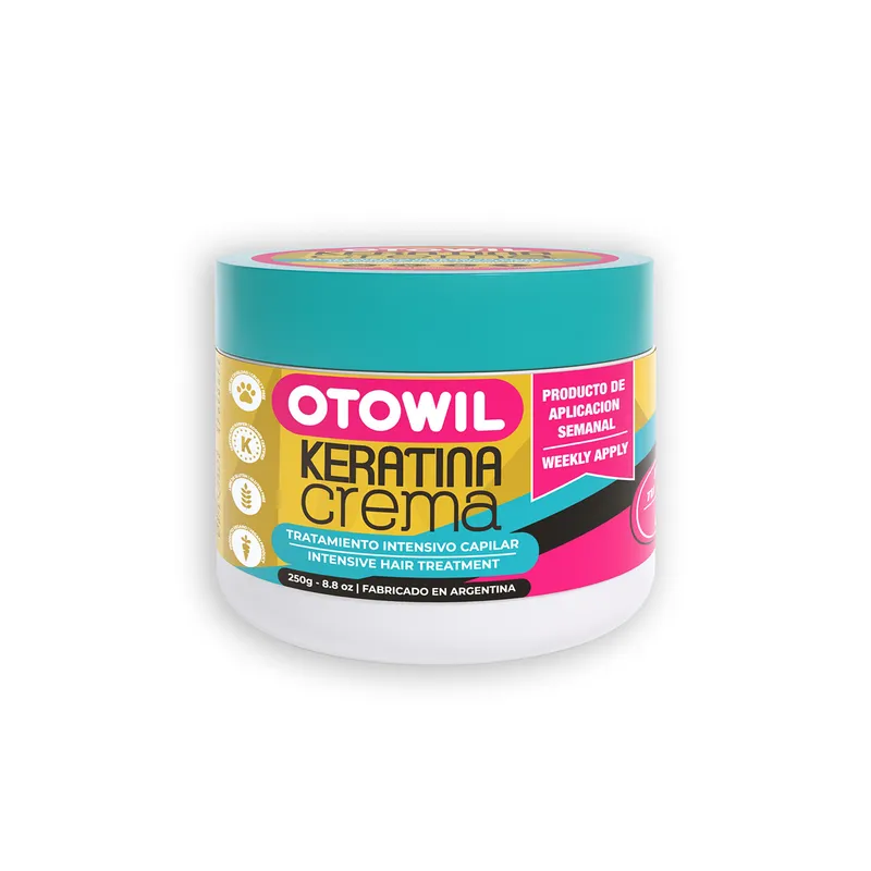 OTOWIL - Mascara Tratamiento Intensivo Keratina Crema 250 Gr Otowil