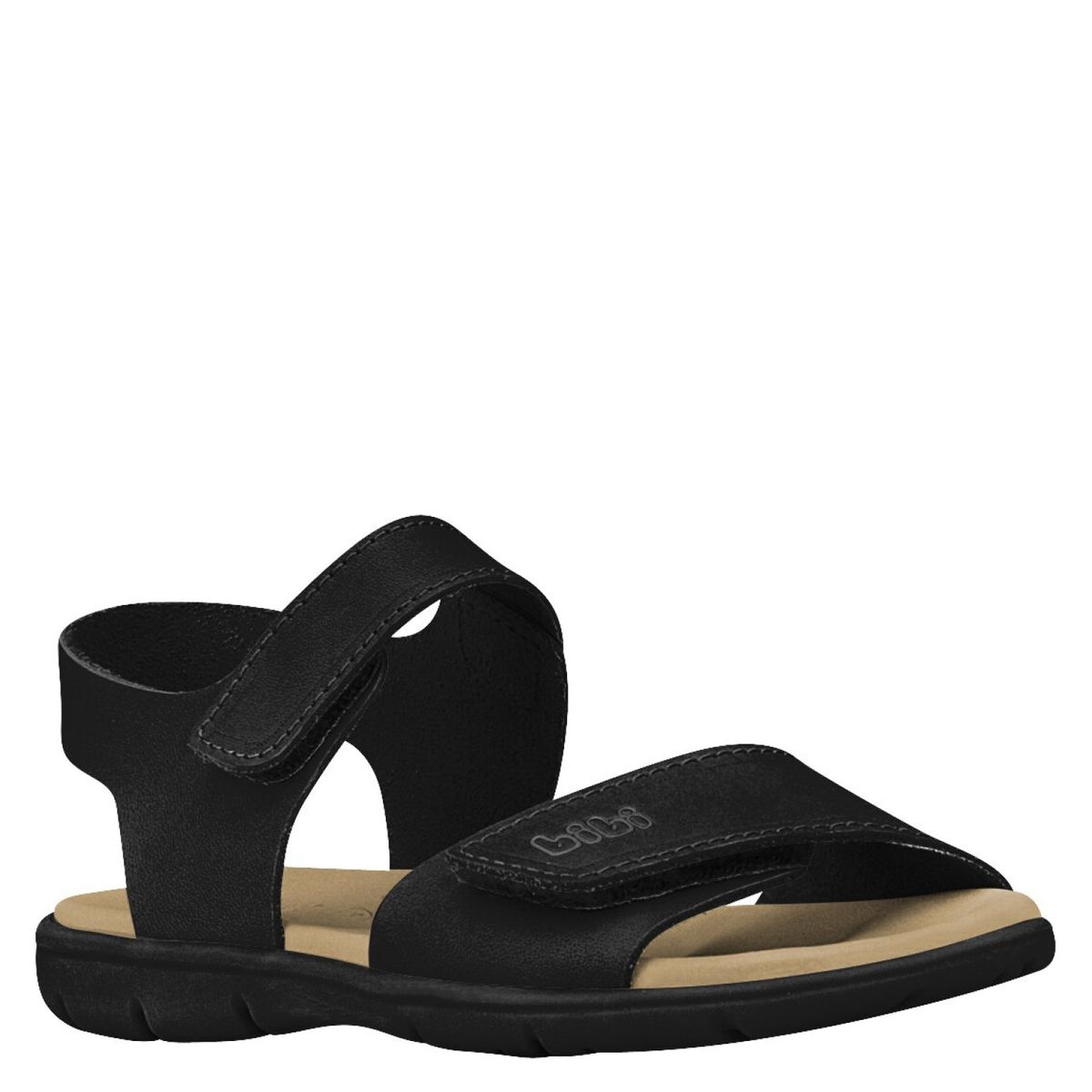 BIBI - Sandalia Niño Basic Mini Cuero Negro