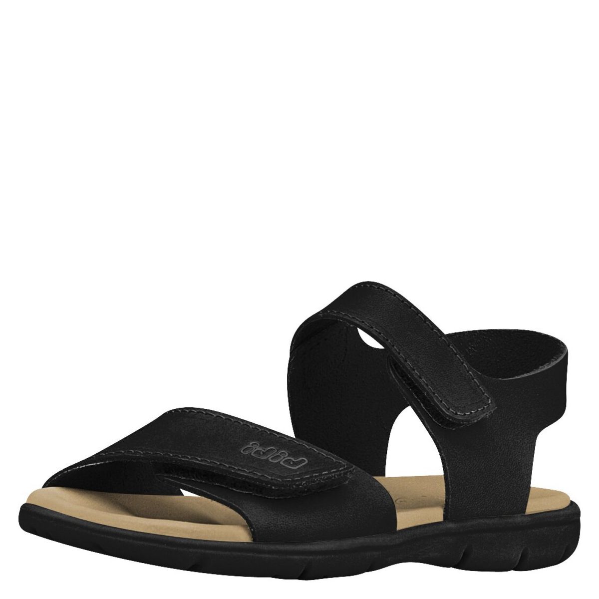 BIBI - Sandalia Niño Basic Mini Cuero Negro