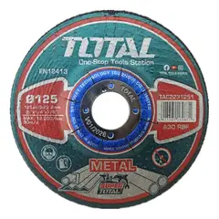 TOTAL TOOLS - Disco Desbaste P Metal 125mm Total Tac2231251
