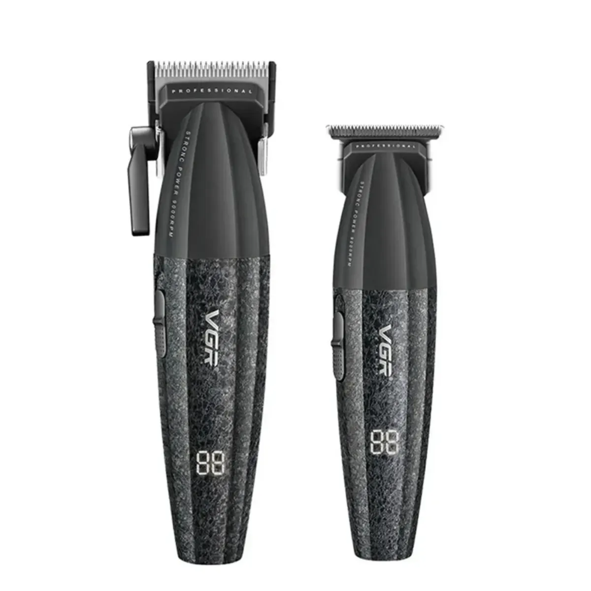 VGR VOYAGER - Barber Combo VGR V640 CortapeloPatillera y Afeitadora Negro