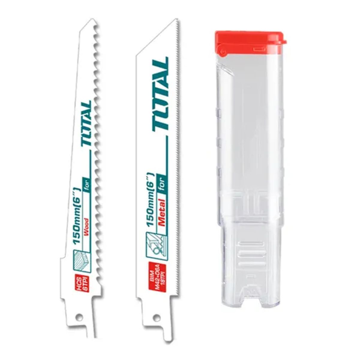 TOTAL TOOLS - Set Repuesto Hoja P/ Sierra Sable 150mm 10 Piezas Total