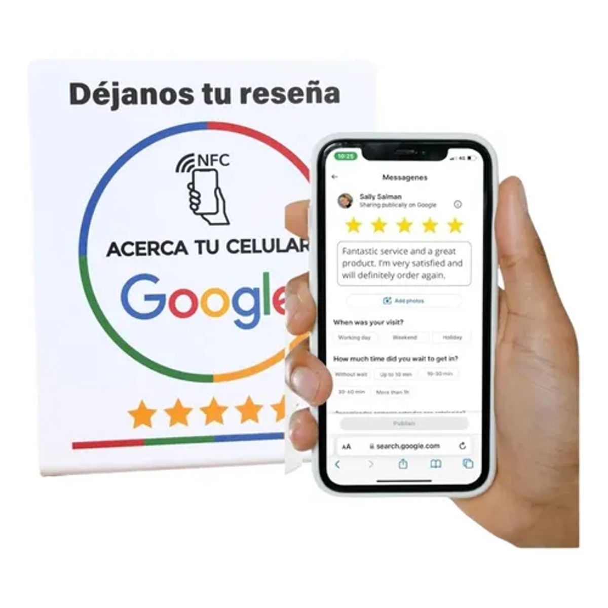 COMPUTECH - Tarjeta Nfc Para Review Reseña Español Compatible Google