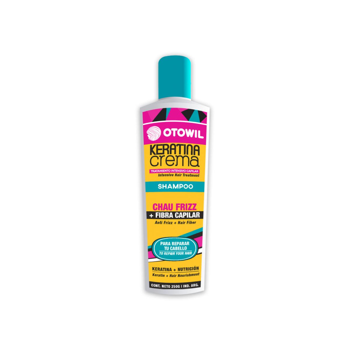 OTOWIL - Shampoo Chau Frizz Keratina Crema 250 Ml Otowil