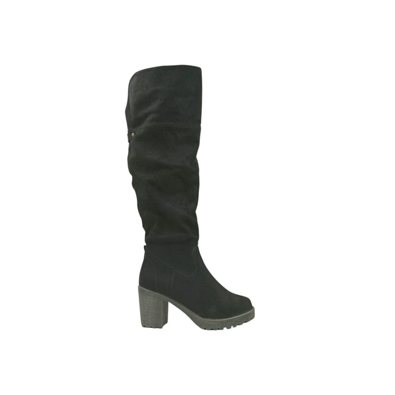 HERIEL - Bota Negra Taco Mujer