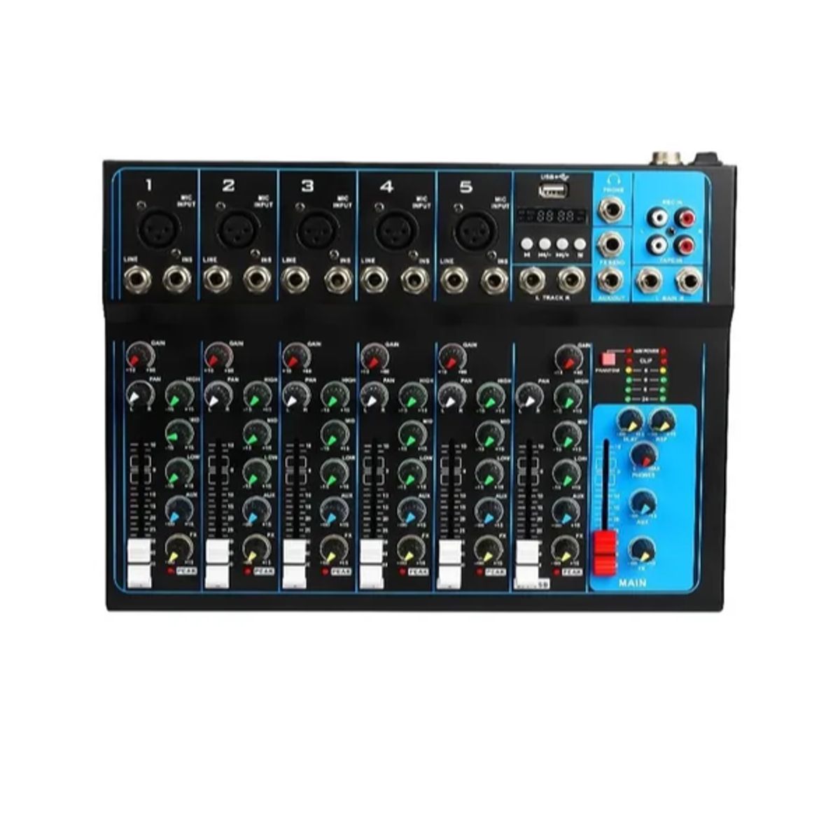 Consola Mezclador De Sonido Profesional De Mesa F-7, marca GENERICO - Foto Principal