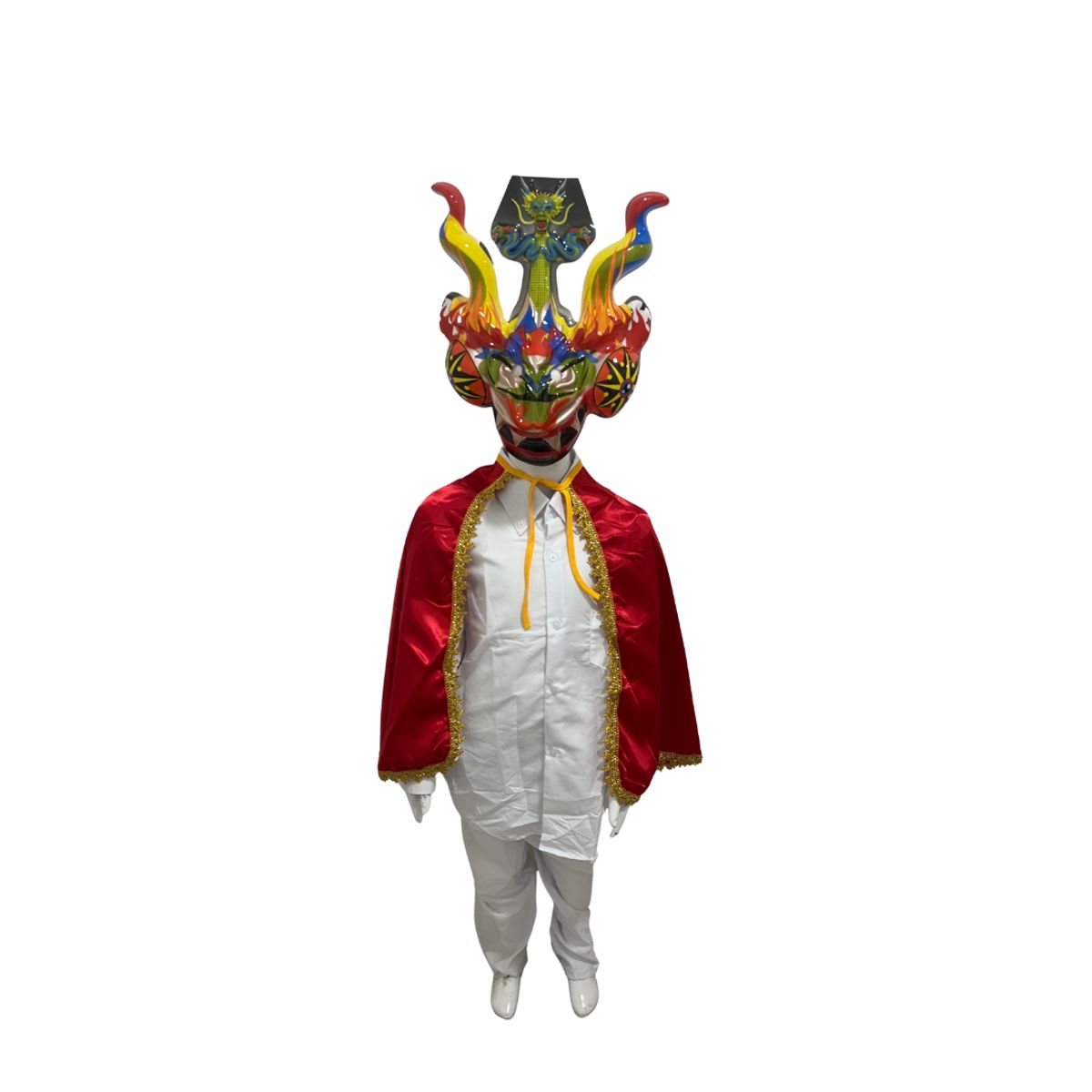 GENERICO - Set De Capa + Mascara De La Tirana Baile Fiestas Patrias