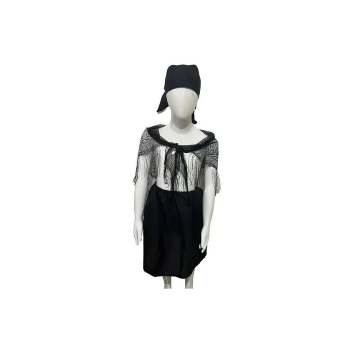 GENERICO - Traje Tipico Chilote Niñas Fiestas Patrias Chile