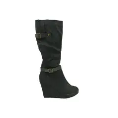 HERIEL - Bota Negra Taco Mujer