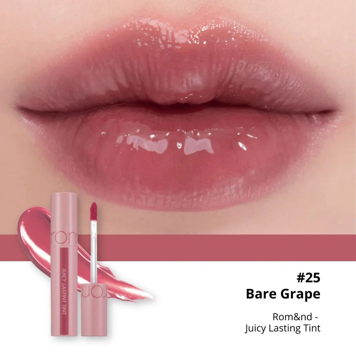 ROM&ND - Tinta Labial JUICY LASTING TINT - 25 BARE GRAPE
