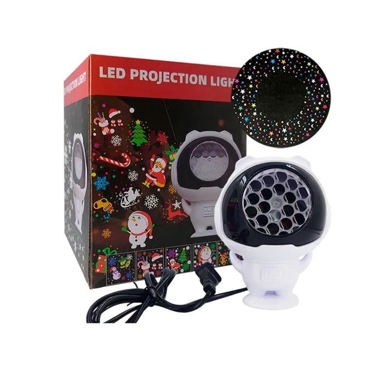 GENERICO - Proyector Astronauta Robot Navidad Lámpara Navidad Luz Led