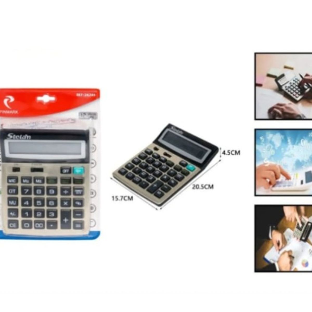 GENERICO - Calculadora De Plastico Escolar Colores Surtidos