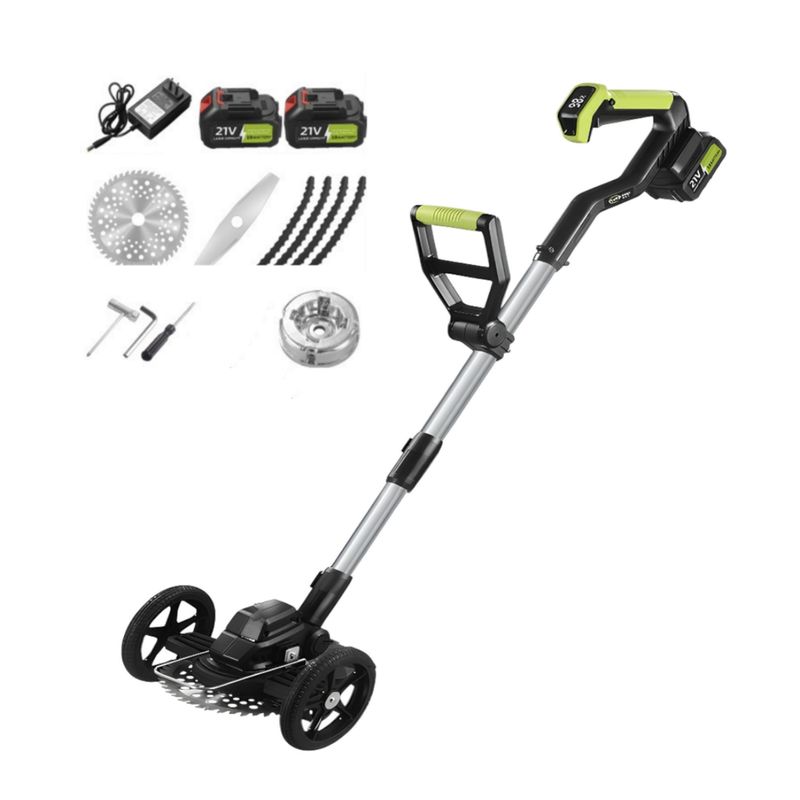 LUBABYCAS - Orilladora De Pasto Eléctrica 2 Baterías Más Accesorios A01