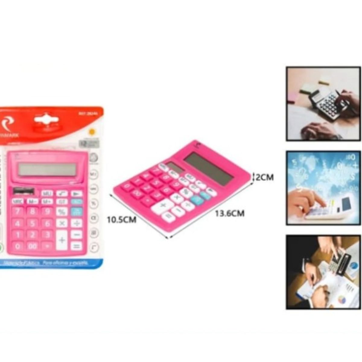 GENERICO - Calculadora De Plastico Escolar Colores Surtidos