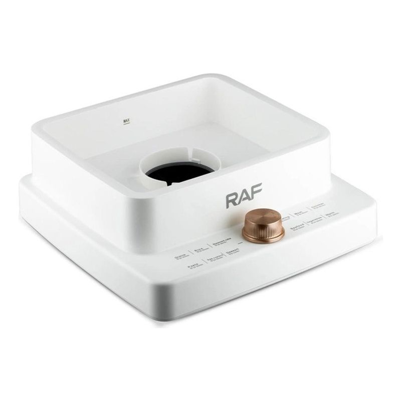 RAF - Vaporizador Alimentos Vaporera Cocción Eléctrica 12 L Color Blanco Frecuencia 50-60Hz
