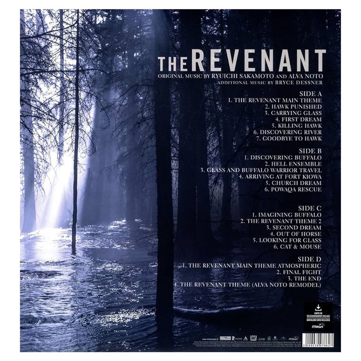 MILAN - R Sakamoto A Noto B Dessner -The Revenant OST- Vinilo Doble