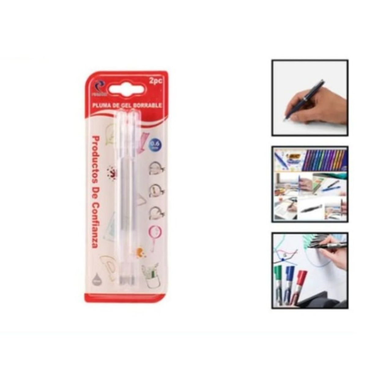 GENERICO - Pluma De Gel Borrable Papeleria