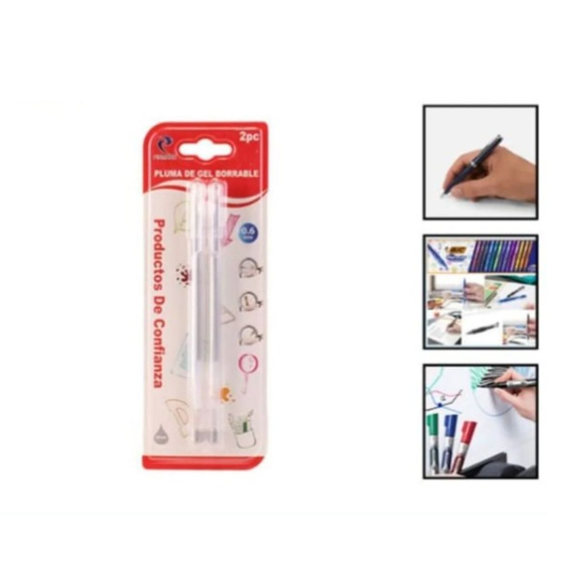 GENERICO - Pluma De Gel Borrable Papeleria