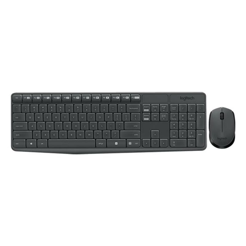 LOGITECH - Combo Teclado y Mouse Inalambrico Logitech MK235 USB