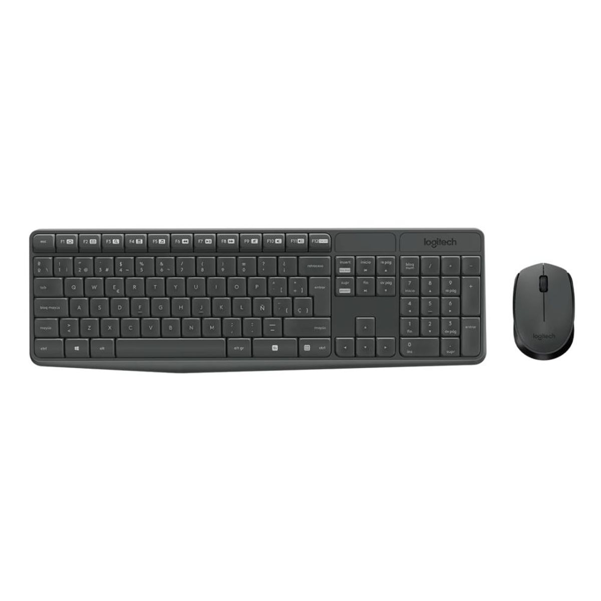 LOGITECH - Combo Teclado y Mouse Inalambrico Logitech MK235 USB