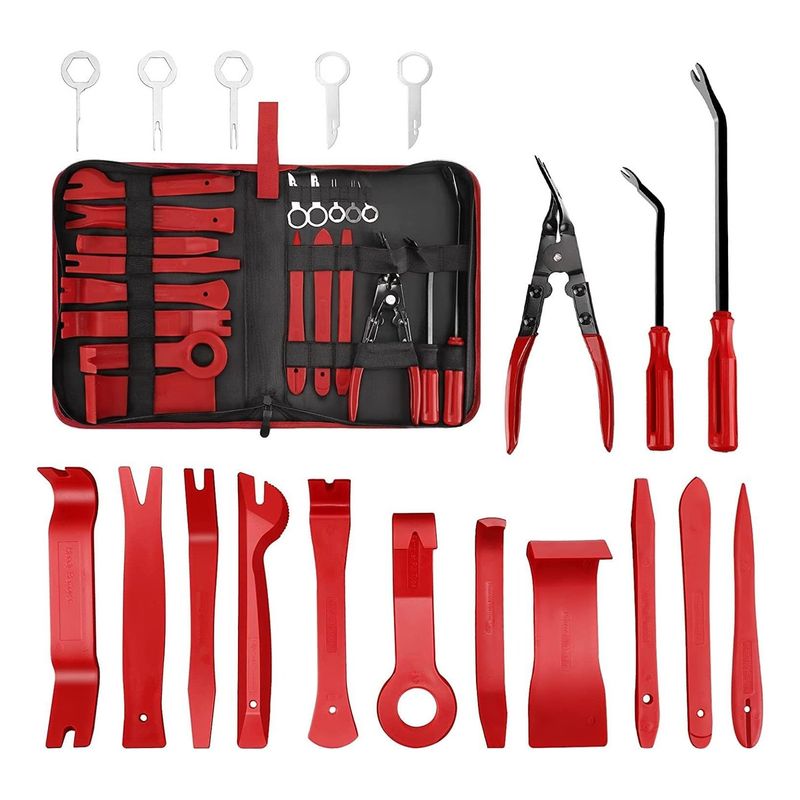GENERICO - Kit Herramientas Desmontaje Audio Tableros Interior 19 Pieza