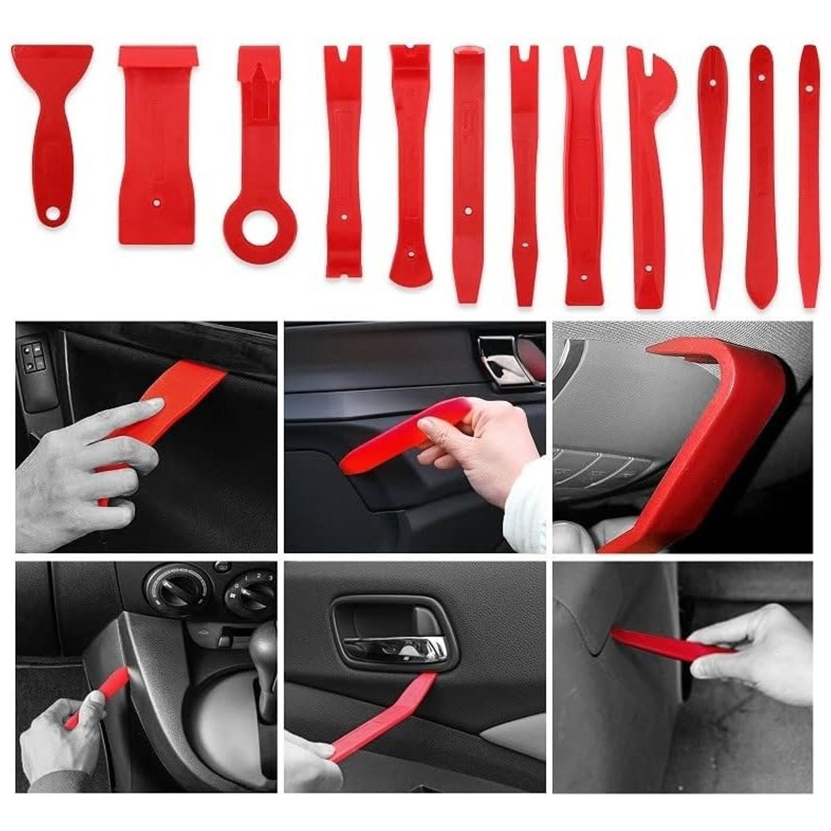 GENERICO - Kit Herramientas Desmontaje Audio Tableros Interior 19 Pieza