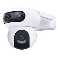 H90 Dual 2K+ Cámara Seguridad Doble lente Giratorio 4mp con IA y Sirena