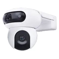 EZVIZ - H90 Dual 2K+ Cámara Seguridad Doble lente Giratorio 4mp con IA y Sirena
