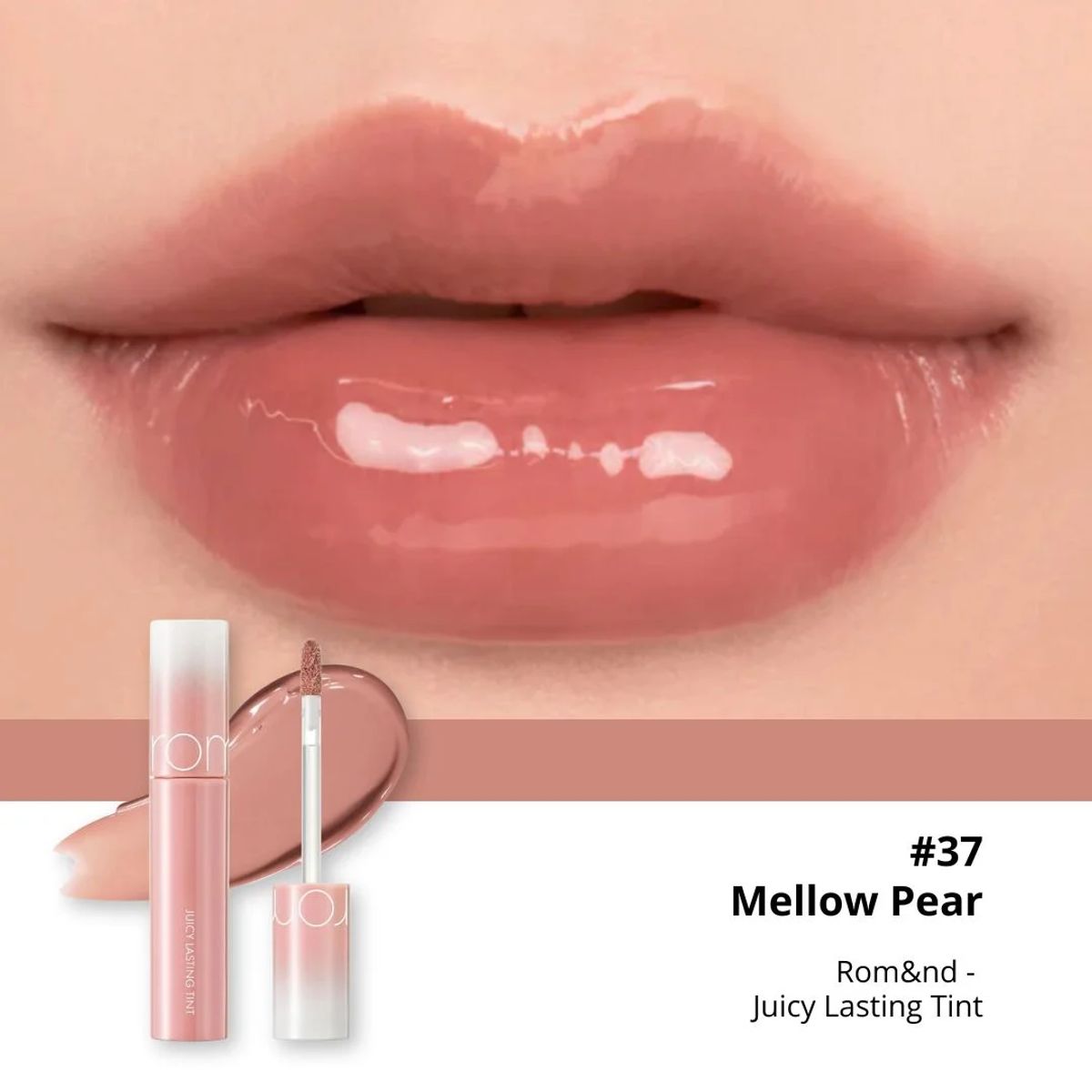 ROM&ND - Tinta Labial JUICY LASTING TINT - 37 MELLOW PEAR