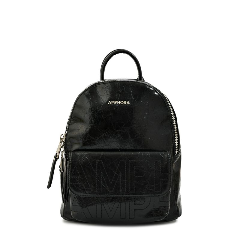 AMPHORA - Mochila mediana jue negro
