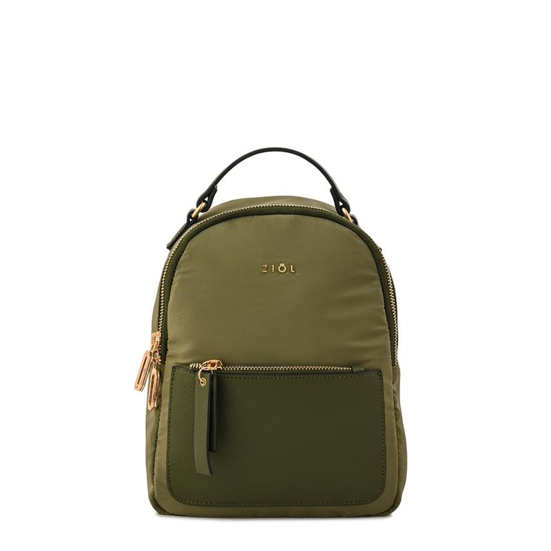 ZIOL - Mochila pequeña daisy verde oliva