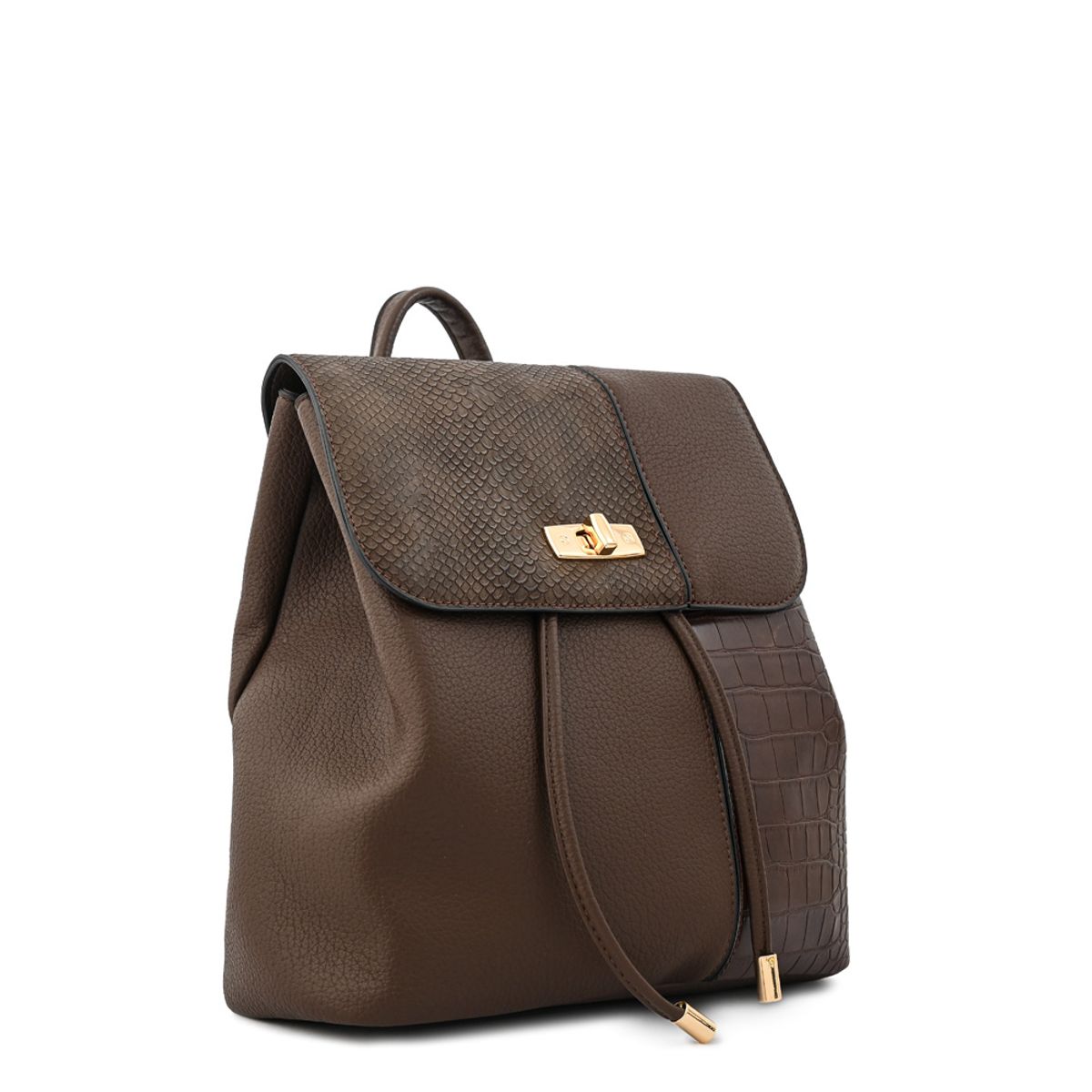 ZIOL - Mochila conce mediana café oscuro