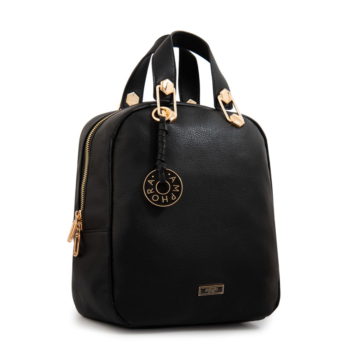 AMPHORA - Mochila silvana mediana negro