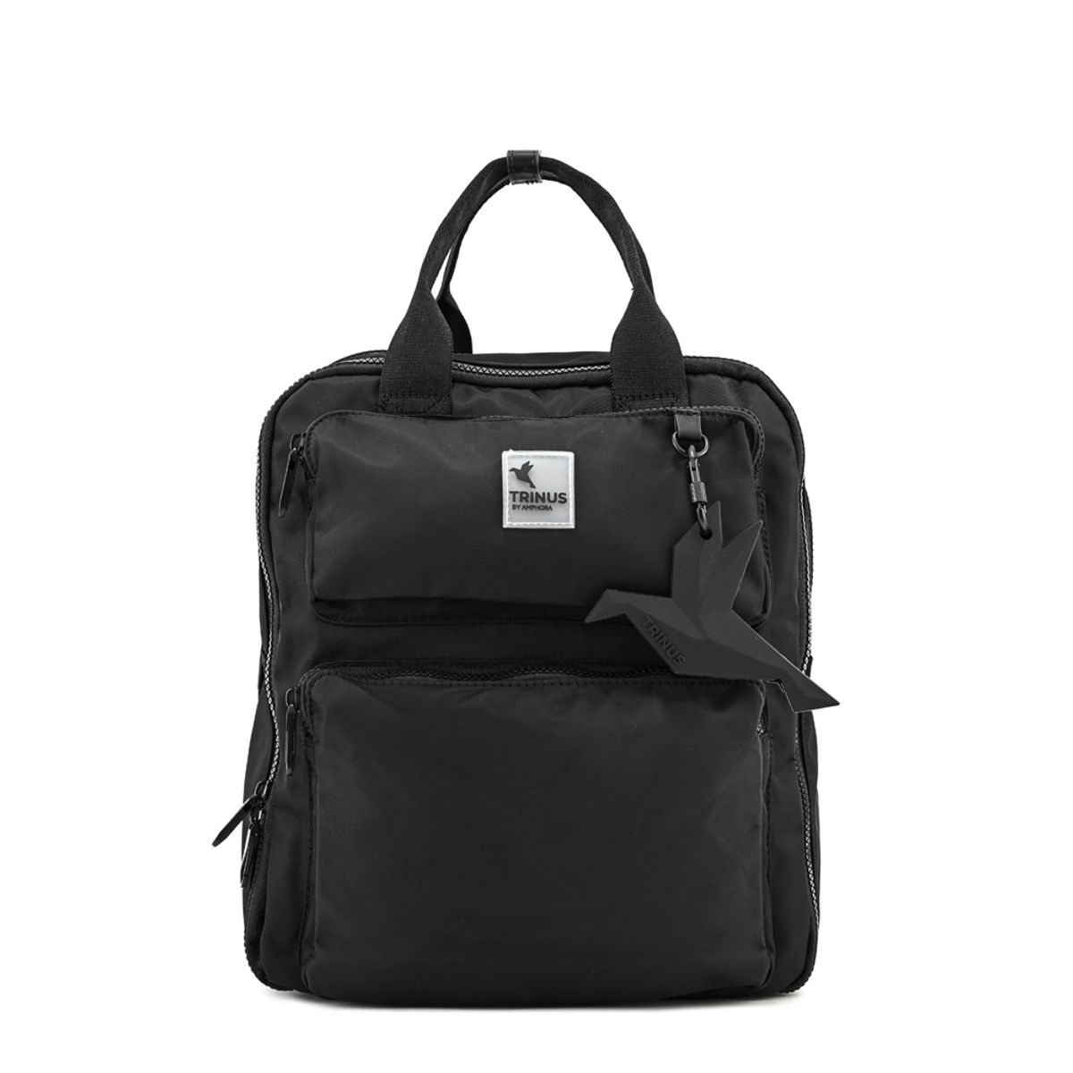 TRINUS - Mochila porta notebook lorenza mediana negro
