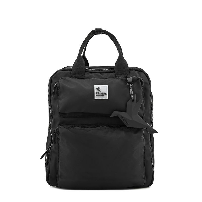 TRINUS - Mochila porta notebook mediana lorenza negro
