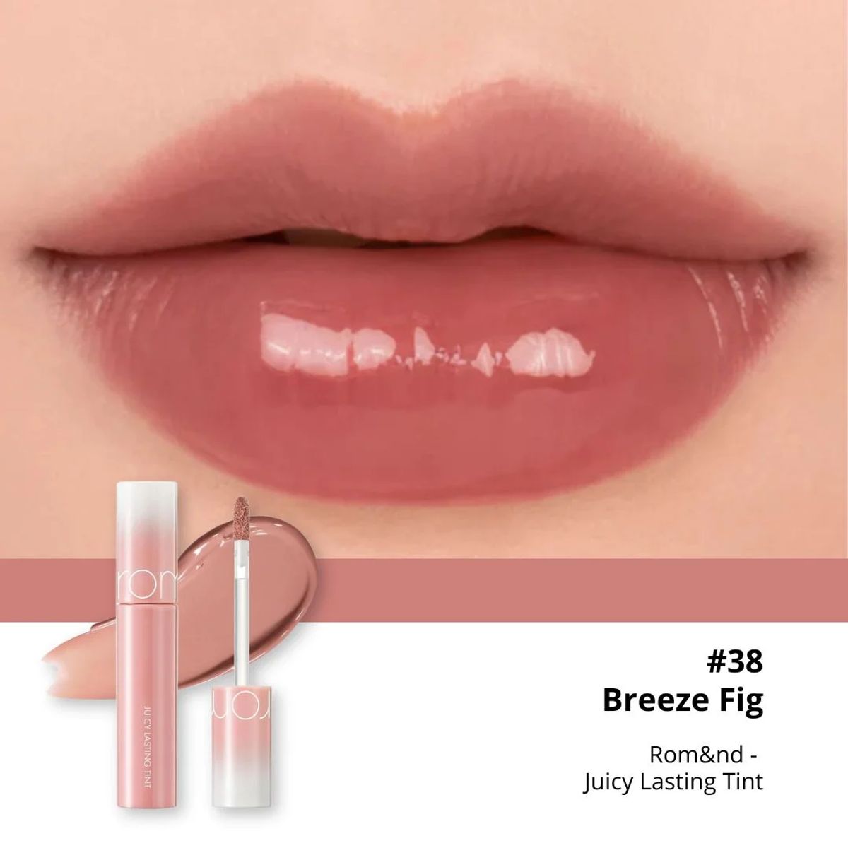ROM&ND - Tinta Labial JUICY LASTING TINT - 38 BREEZE FIG