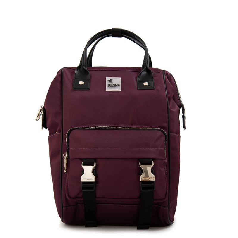TRINUS - Mochila grande gina burdeo