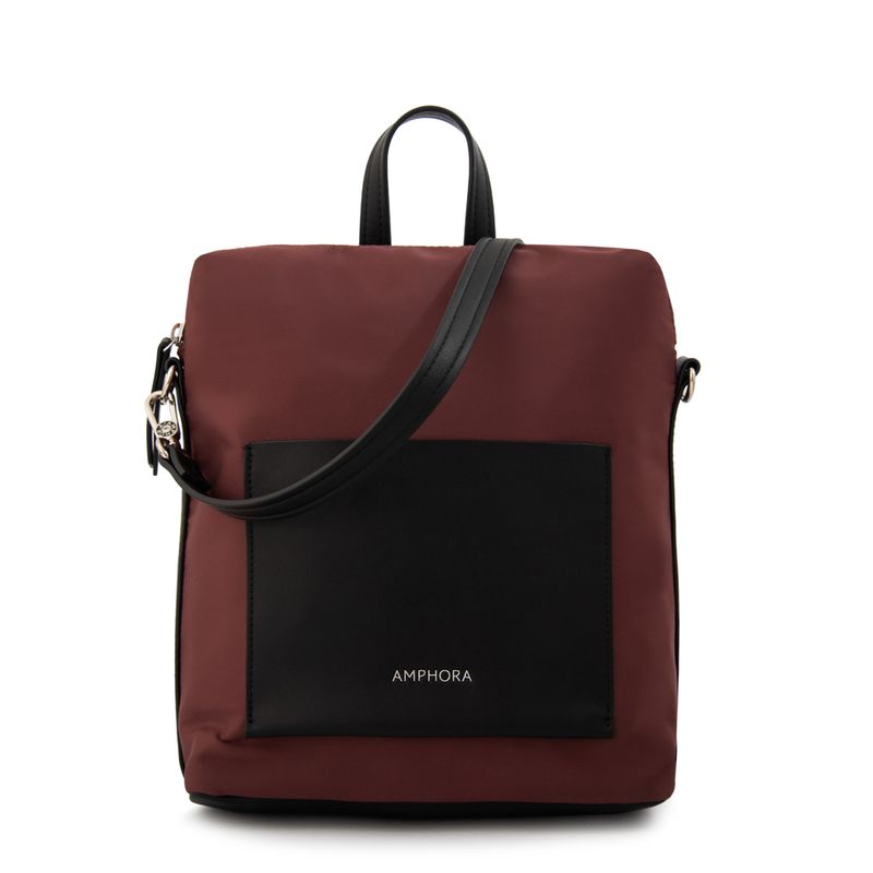 AMPHORA - Mochila mediana galit burdeo